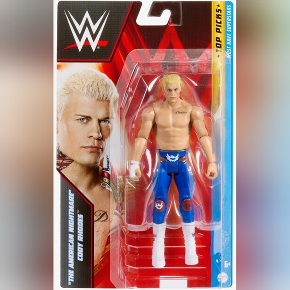WWE Mattel Top Picks Series Cody Rhodes Action Figure 🔥 American Nightmare 2023 - Picture 5 of 11